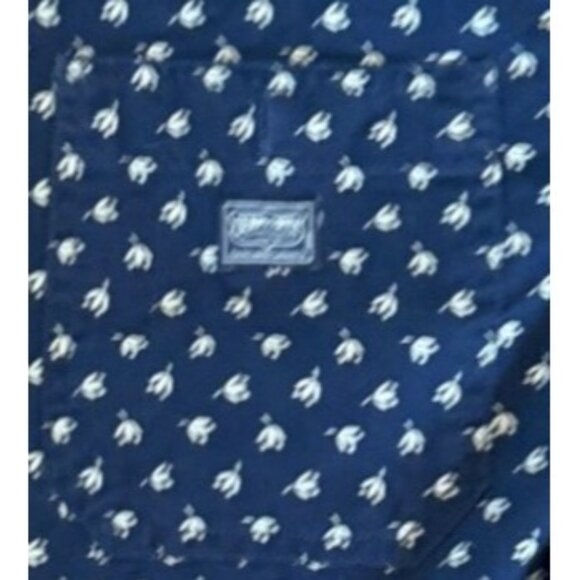 Denim & Supply Ralph Lauren Shirt Navy Blue Floral Long Sleeve Shirt XL - Picture 3 of 8